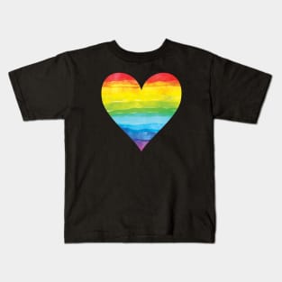 rainbow love Kids T-Shirt